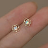 Delicate Vintage Earrings with Opal – Seraphina