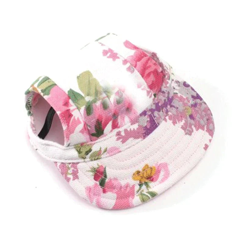 Stylish Round Brim Dog Cap - SunnyPaws