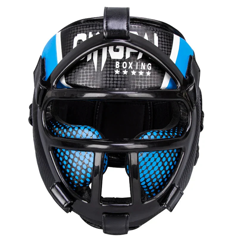 Premium Headguard with Face Shield – FightGuard