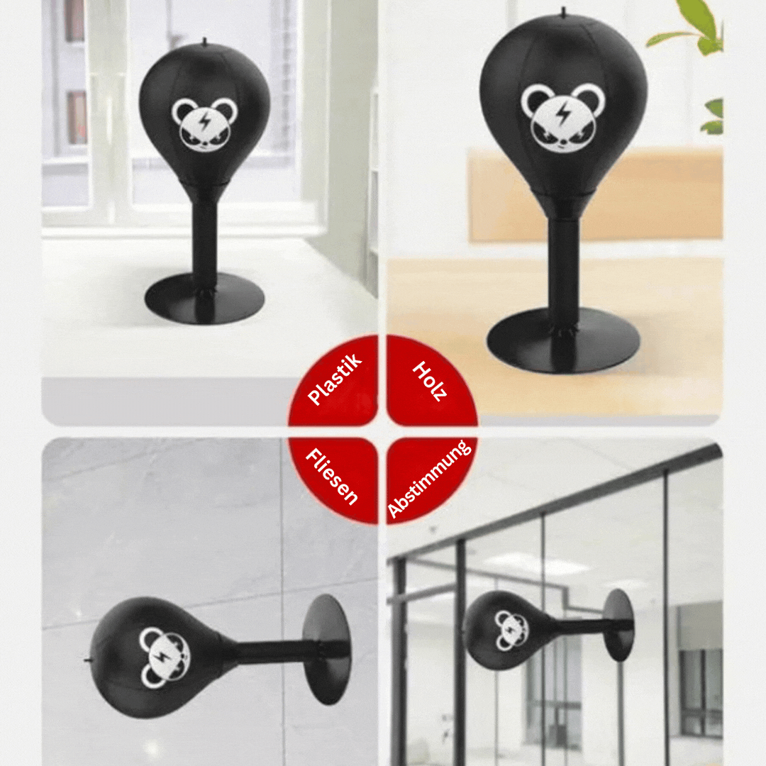 Boxball with Strong Suction Cup Base – PowerStrike