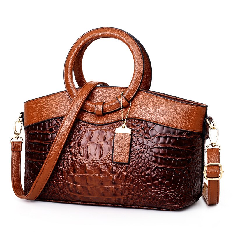 Luxurious Leather Shoulder Bag - Liva