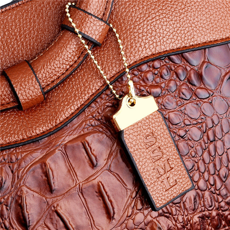 Luxurious Leather Shoulder Bag - Liva