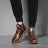 Warm and Stylish Men's Lace-Up Boots – Arvo