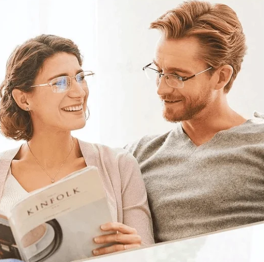 Multifocal Anti-Blue Light Reading Glasses – VisionPlus