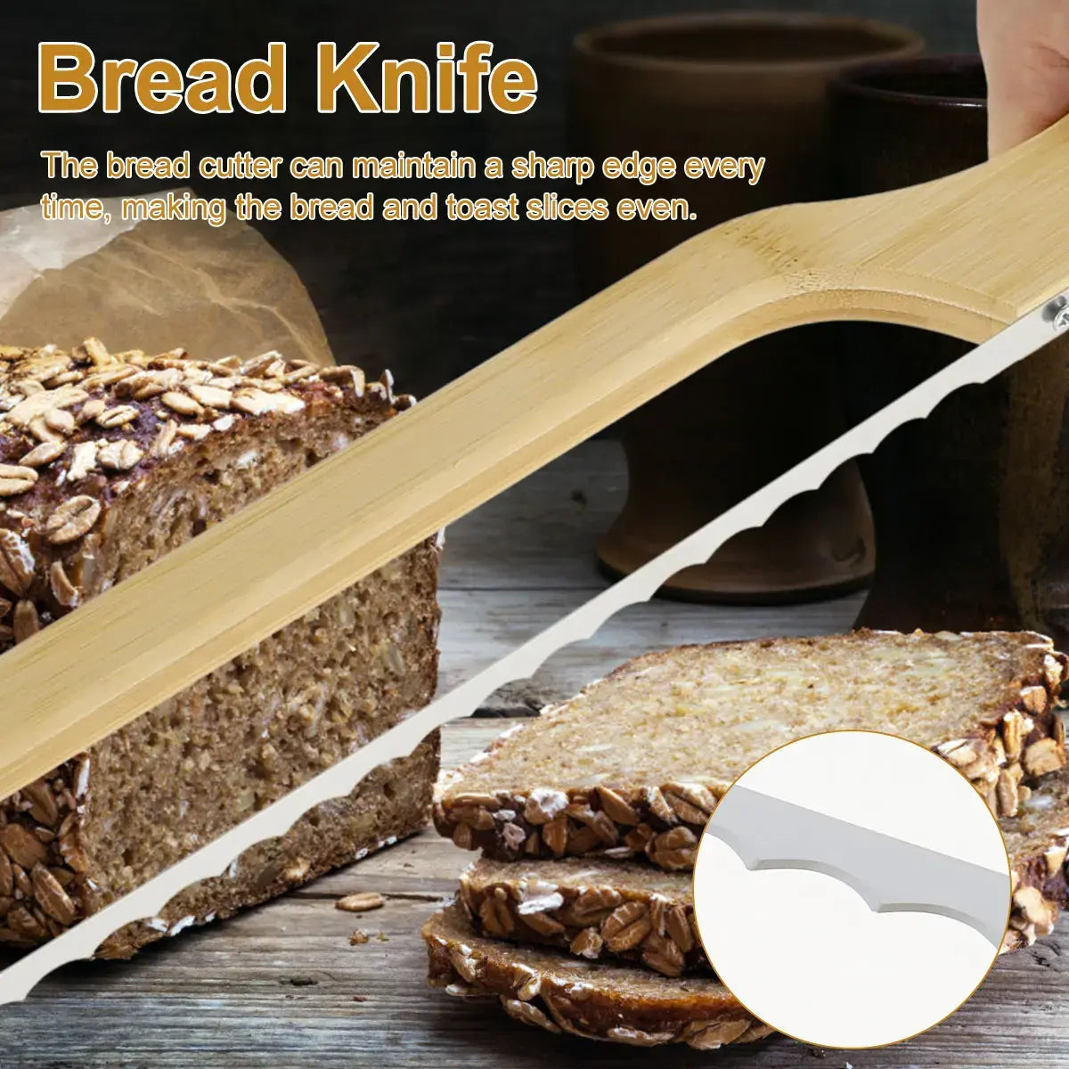 The ultimate bread knife for perfect slicing - BreadMaster