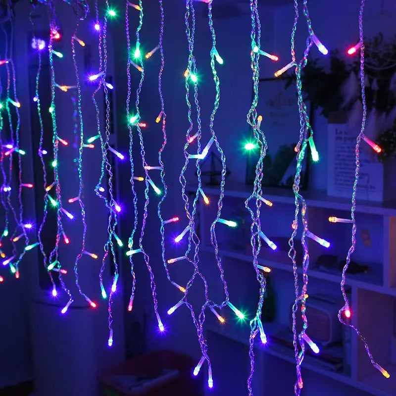 Atmospheric Icicle Lighting – FrostGlow
