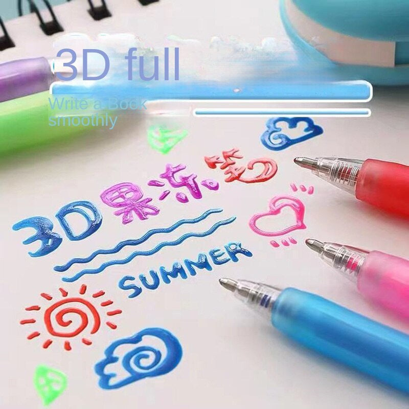Colourful Gel Pen Set for Creative 3D Designs – 3D ArtPen Set