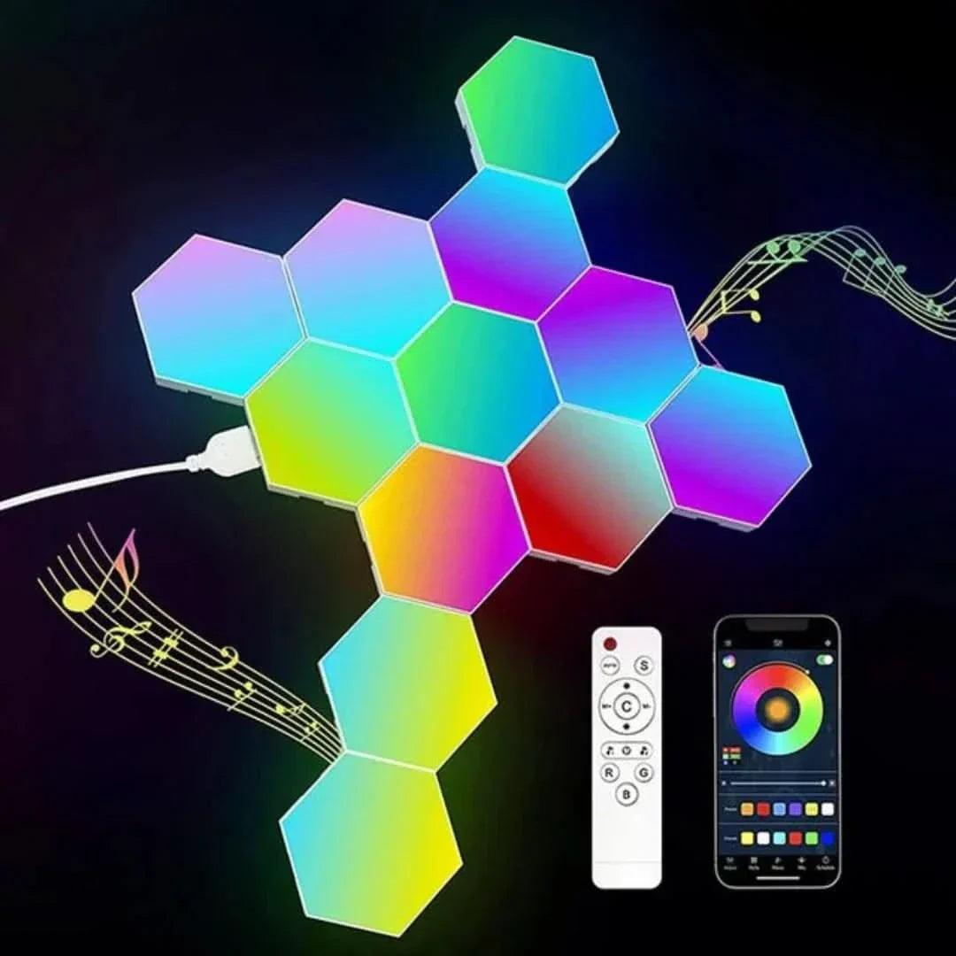Interactive Hexagonal Lighting – GlowHex
