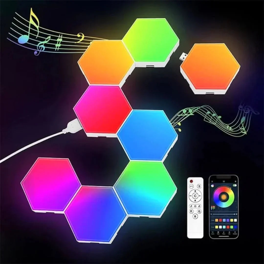 Interactive Hexagonal Lighting – GlowHex