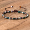 Braided Bracelet with 2.4 mm Natural Stone Beads – Seraphina