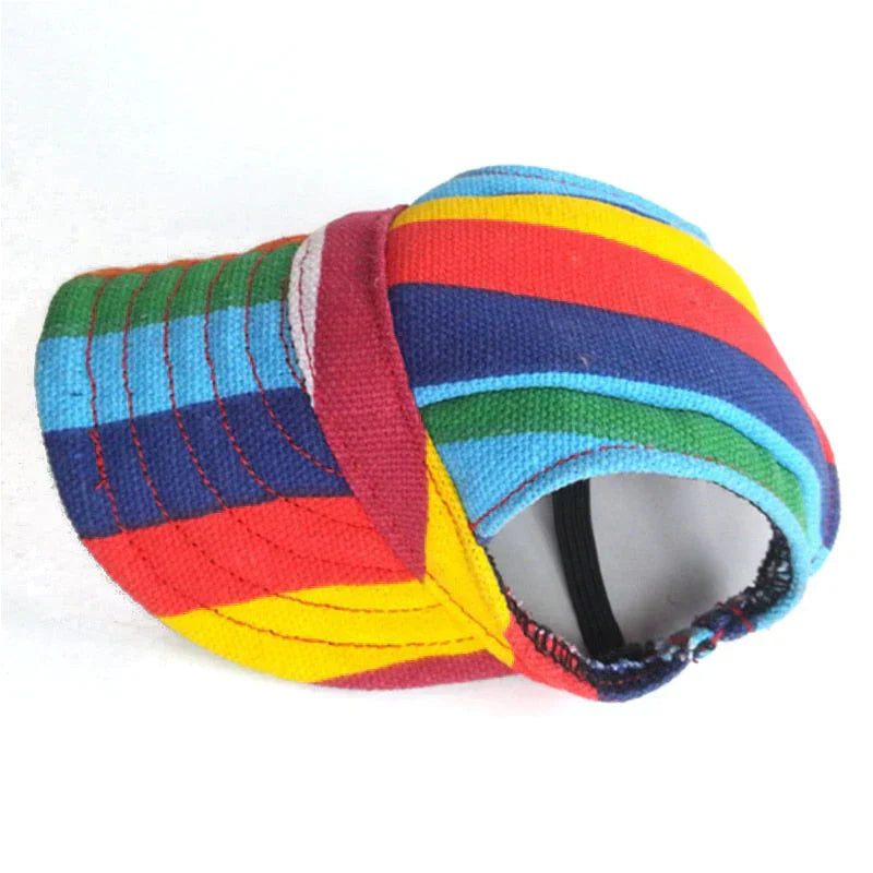 Stylish Round Brim Dog Cap - SunnyPaws