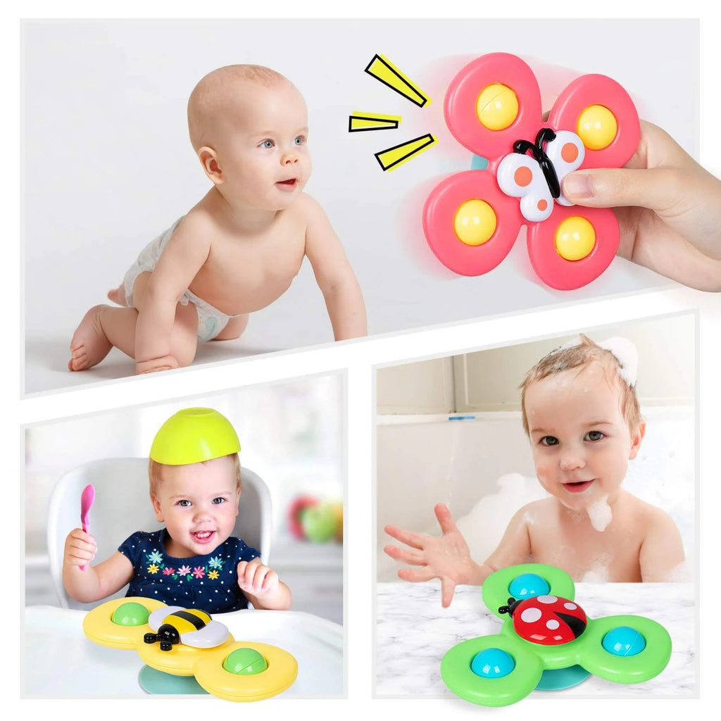 Suction Cup Spinner Playset of 3 - SpinFun