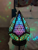 Glass Block Style LED Table Lamp - LumiAura