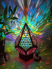 Glass Block Style LED Table Lamp - LumiAura