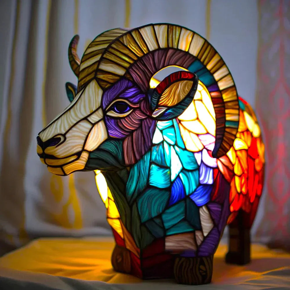 Artistic Glass Mosaic Animal Lamp – Colour and Atmosphere in the Home