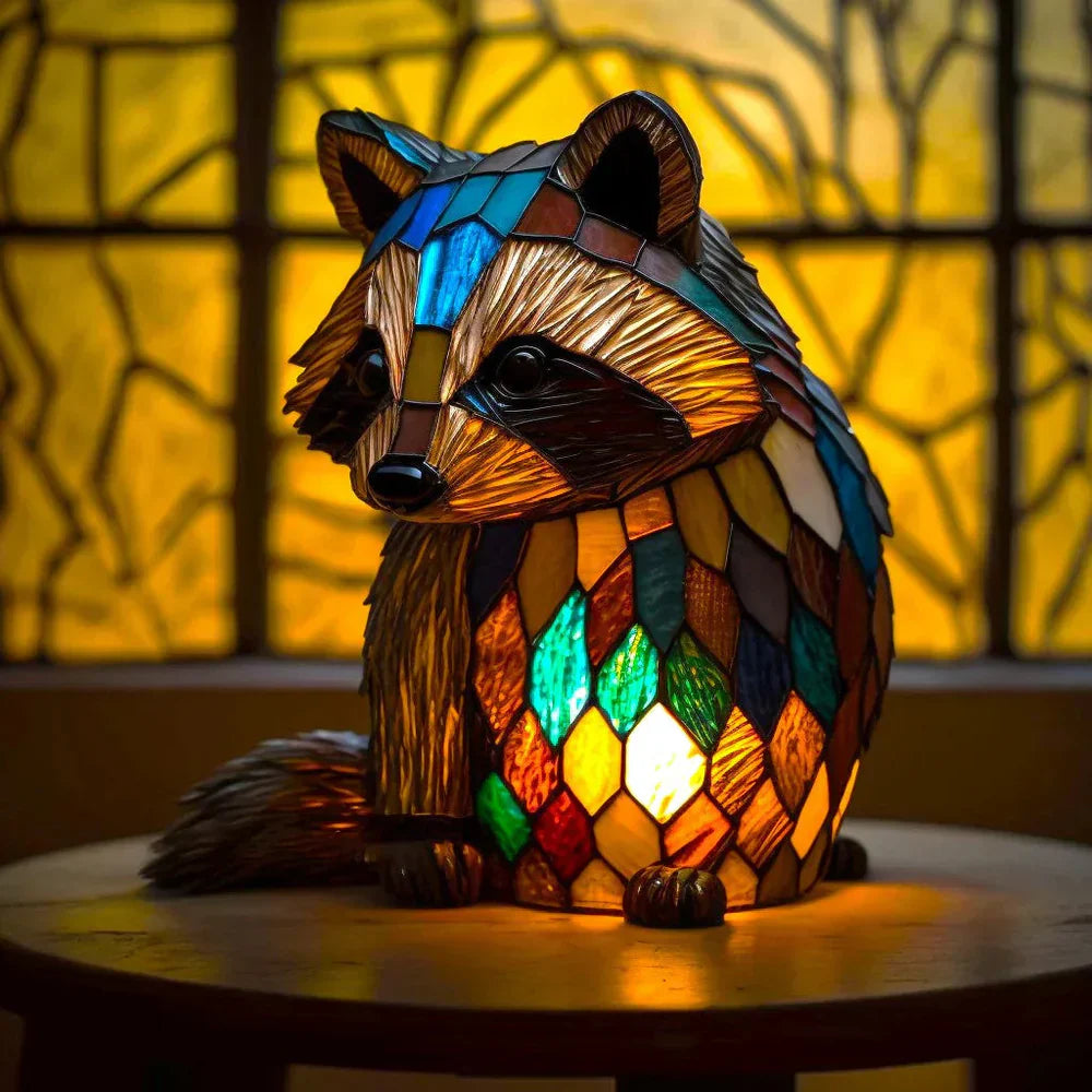 Artistic Glass Mosaic Animal Lamp – Colour and Atmosphere in the Home