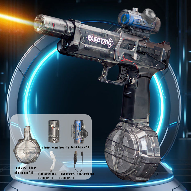 SplashVibe ProWater Blaster | Long-Range Leakproof Water Shooter with Interactive Lights