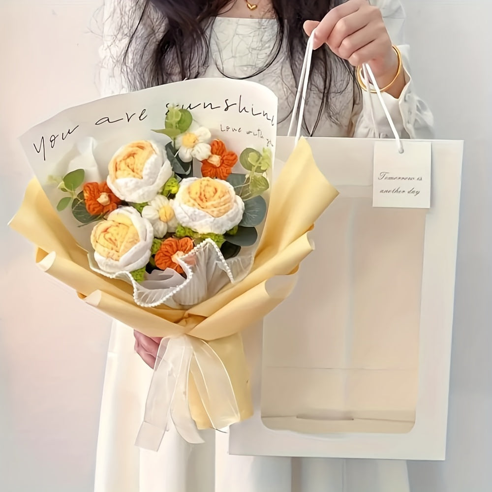 Handmade Crocheted Flower Bouquet – The Perfect Gift for Mother’s Day