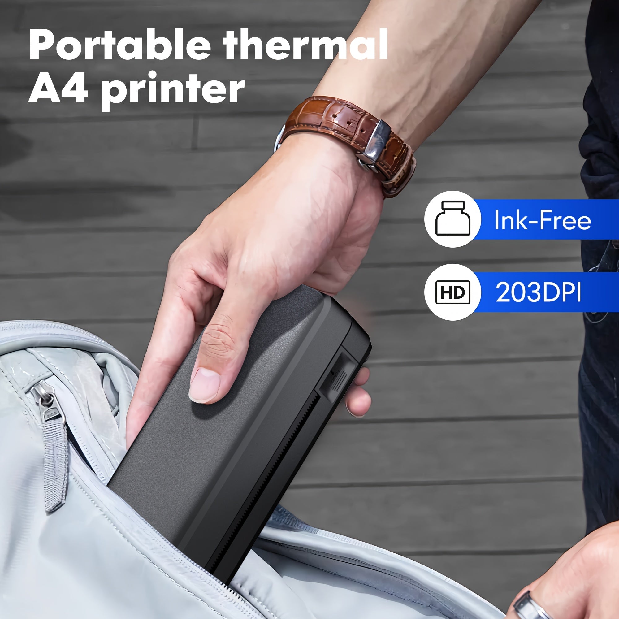 MiniThermo Wireless Printer – Compact Printing Convenience for On-the-Go