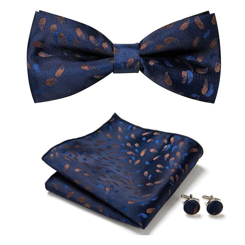 Three-Piece Set with Stylish Bow Ties