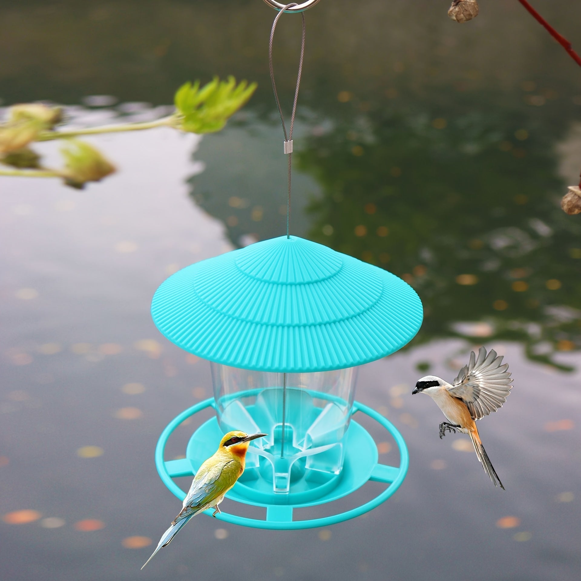 Mushroom-Shaped Bird Feeder Station – Handy and Decorative for Gardens and Outdoor Spaces