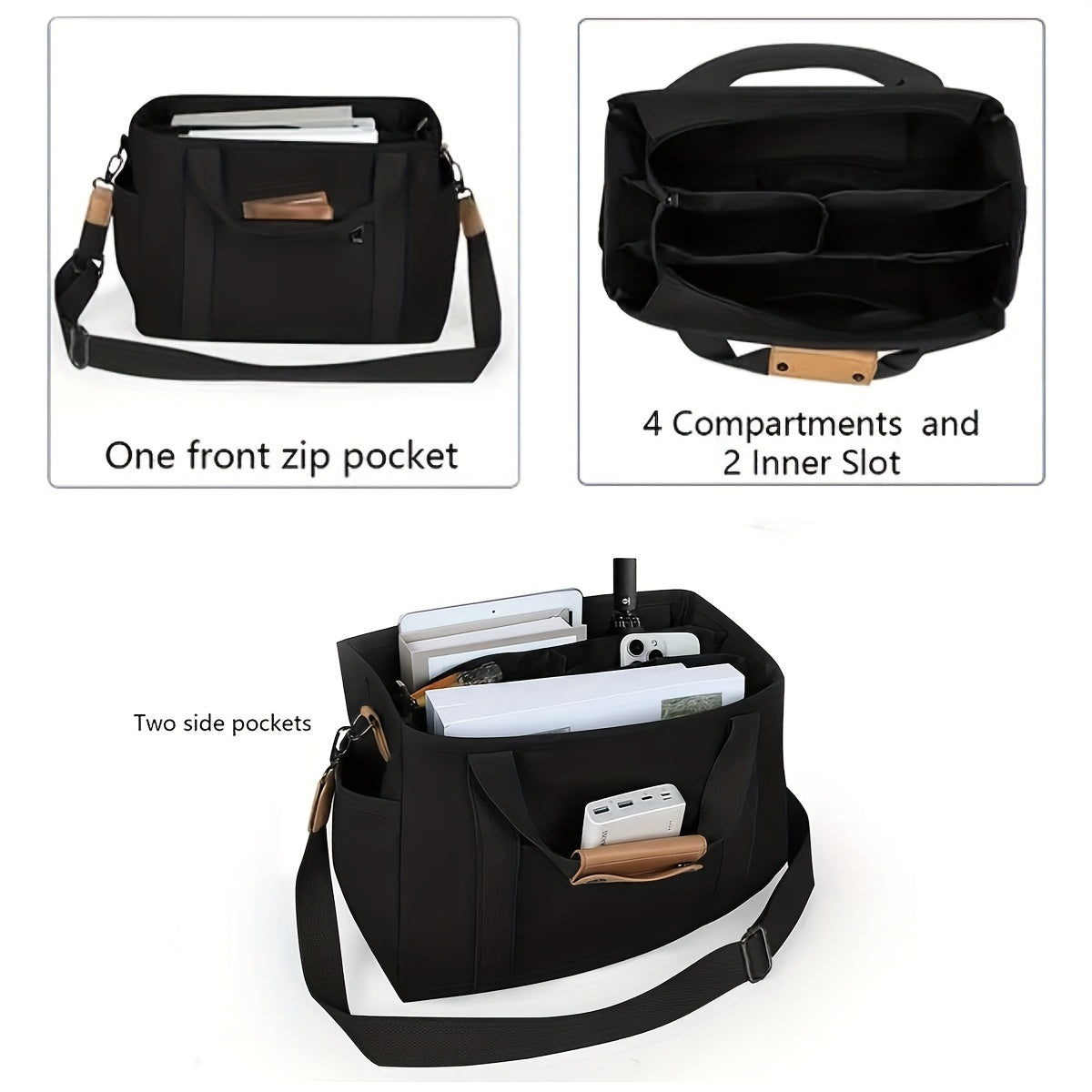 ComfortCarry Ladies Tote Bag – Lightweight with Removable Strap and Plenty of Storage