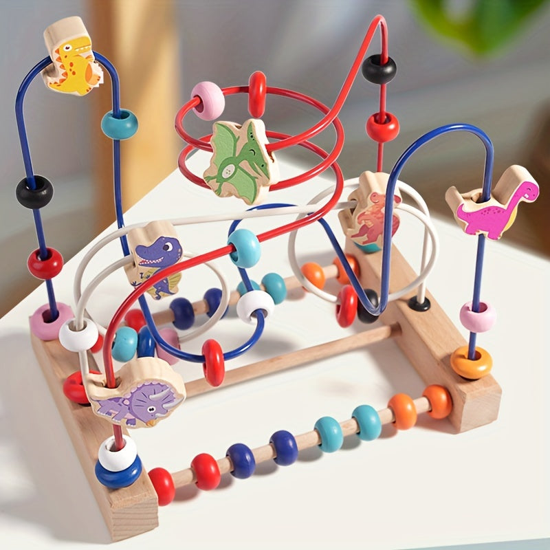 Educational Wooden Bead Maze - For Fine Motor Skills