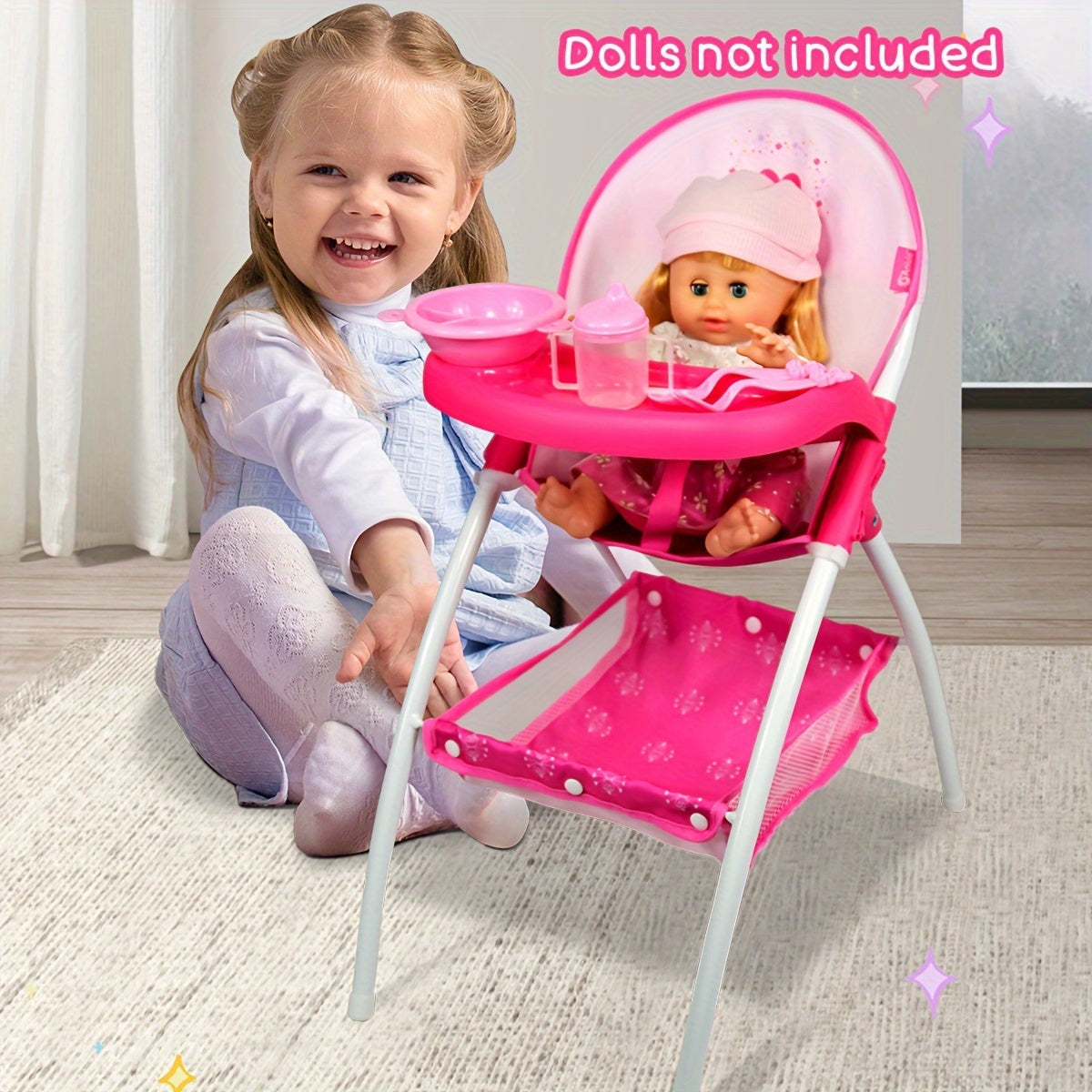 Doll High Chair - Perfect for Playful Meals
