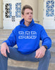 HeritageHug Personalized Dad Hoodie | Embroidered Father's Day Gift with Family Names