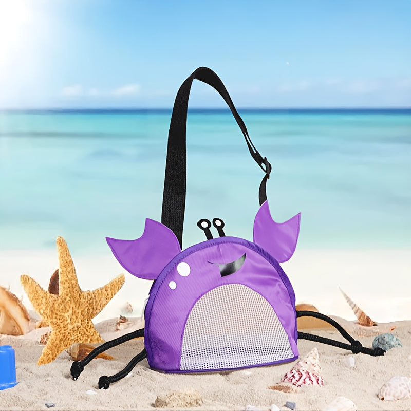 Dear Crab Shoulder Bag – Playful, Lightweight Beach Bag for Children with Adjustable Shoulder Strap