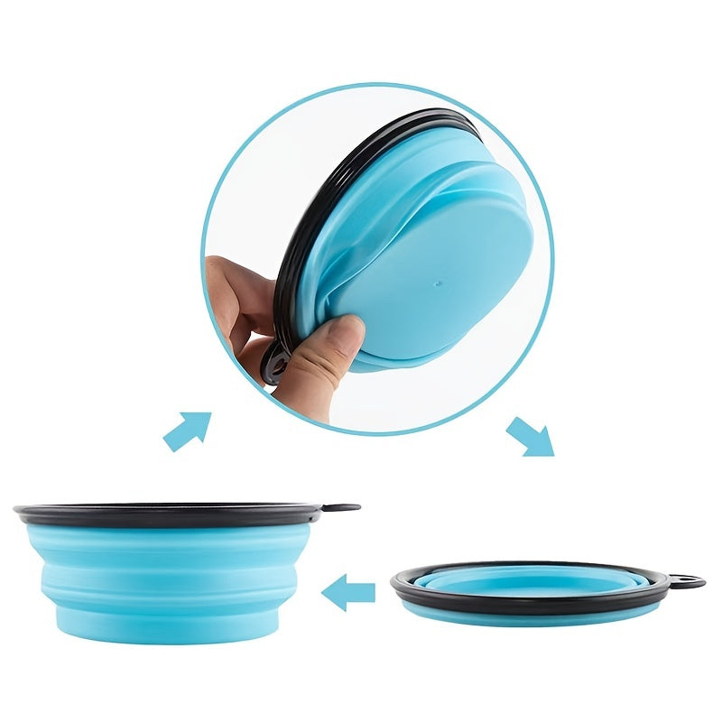 Foldable Pet Bowl – Durable and Compact for Dogs and Cats