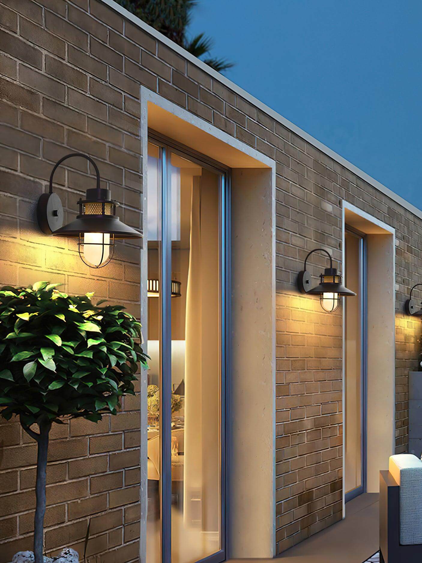 Industrial Outdoor Wall Light - Weatherproof