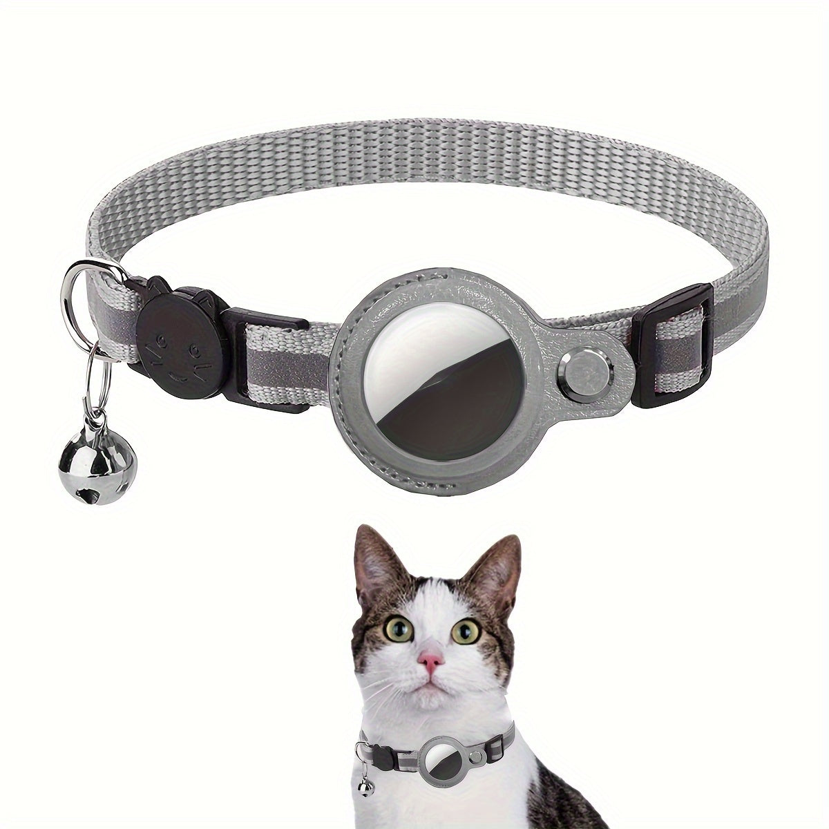 Reflective Cat Collar – Safety Buckle and Bell for Extra Visibility