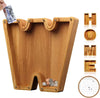 TreasureNest Coin Bank | Personalized wooden savings box in A-Z letter designs