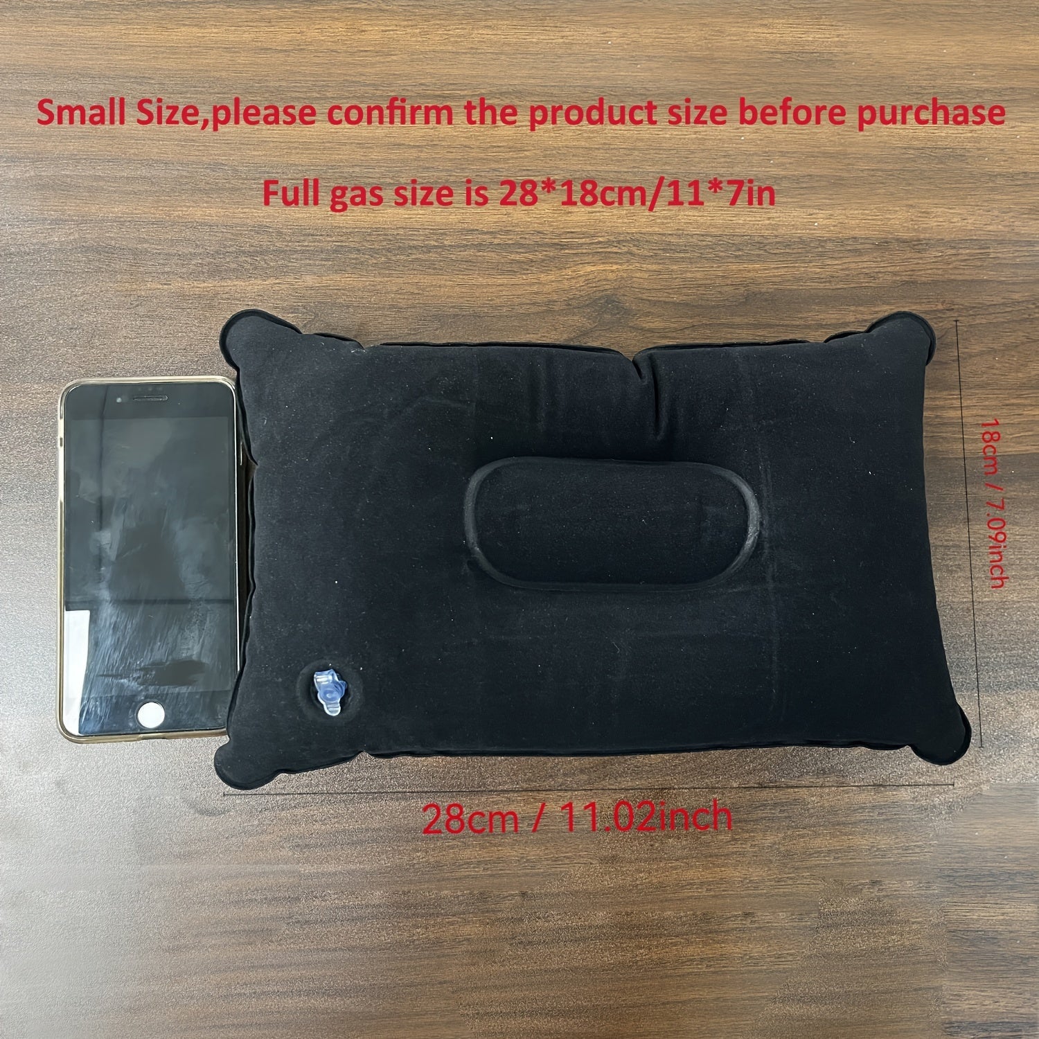 Inflatable Cushions for Camping and Travel - Set of 2 Soft, Portable Cushions