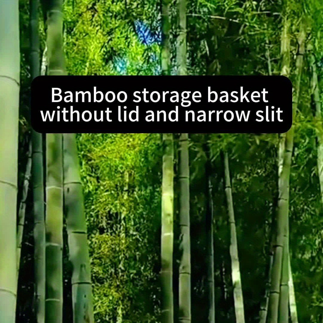 Bamboo Woven Storage Basket - Sustainable and Practical for Every Room