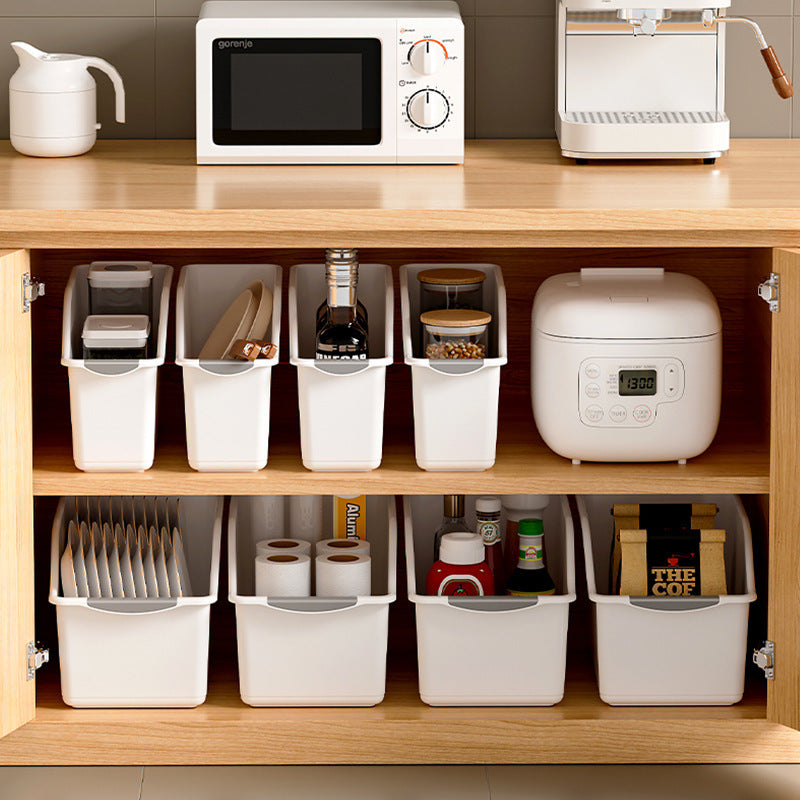 Multifunctional Storage Baskets with Curved Design - Stylish Solution for Home Organisation