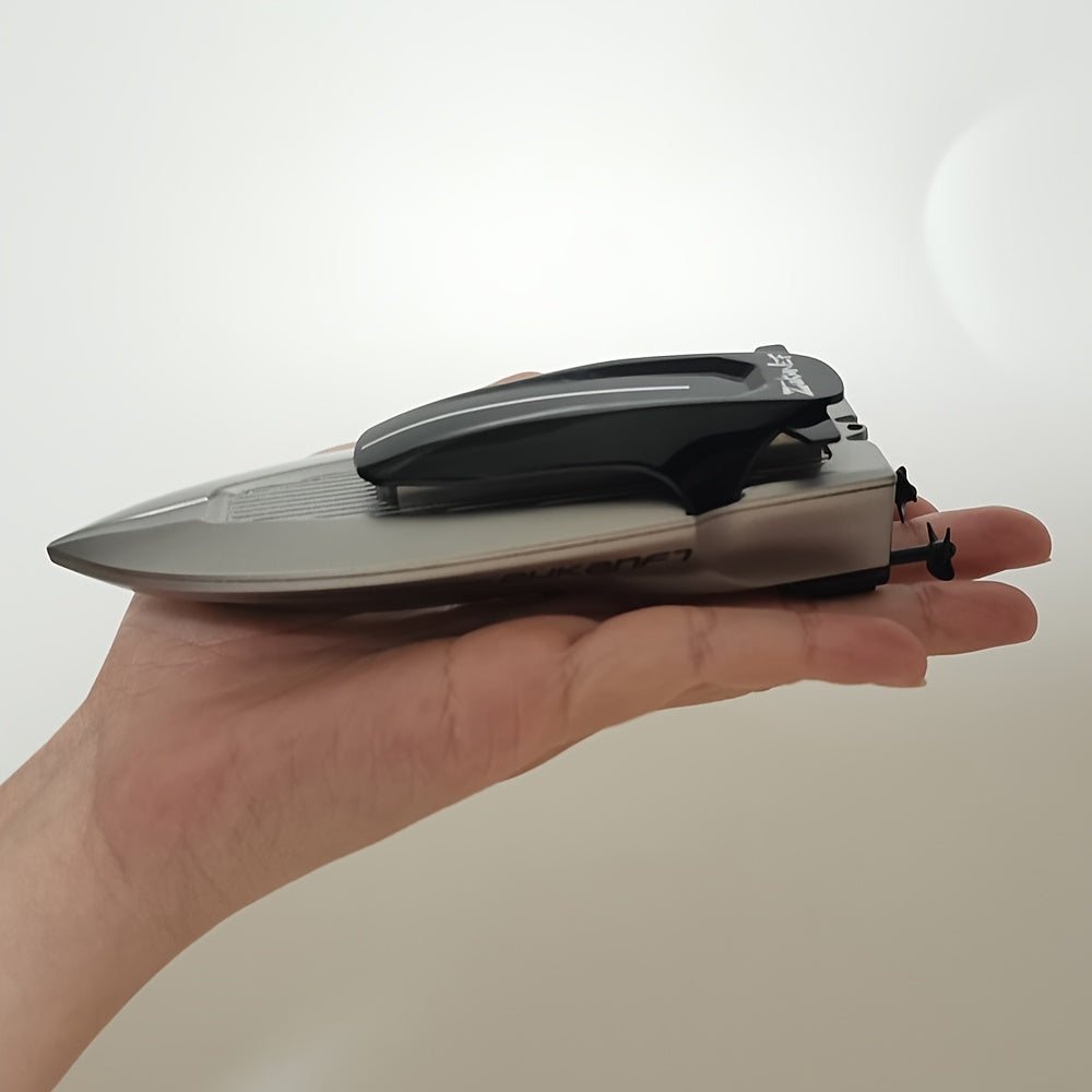 Water Mini Toy Boat – Remote Controlled with LED Lighting