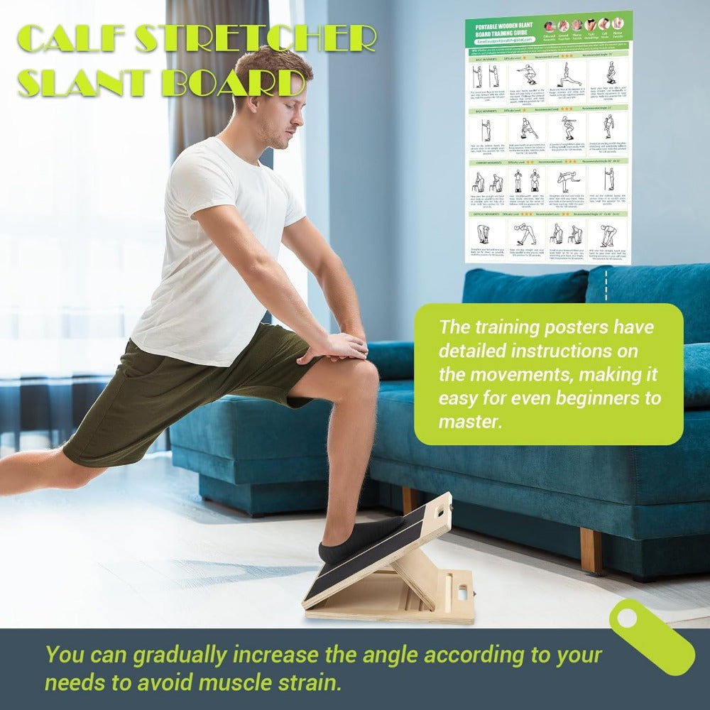 Pro Calf Stretch Board – Adjustable and Portable for Optimal Stretch