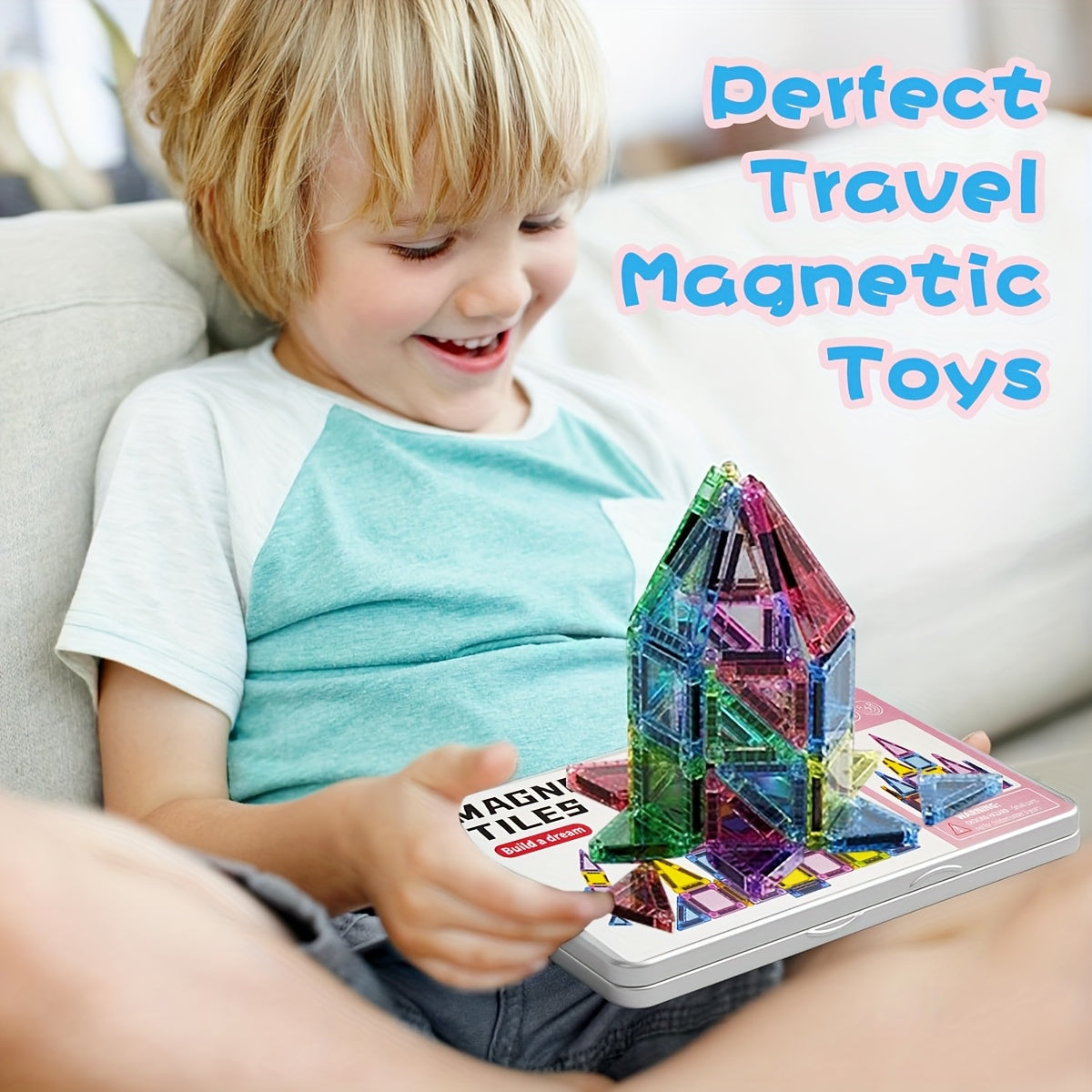 Mini Magnetic Building Block Set – Compact and Versatile Play Fun