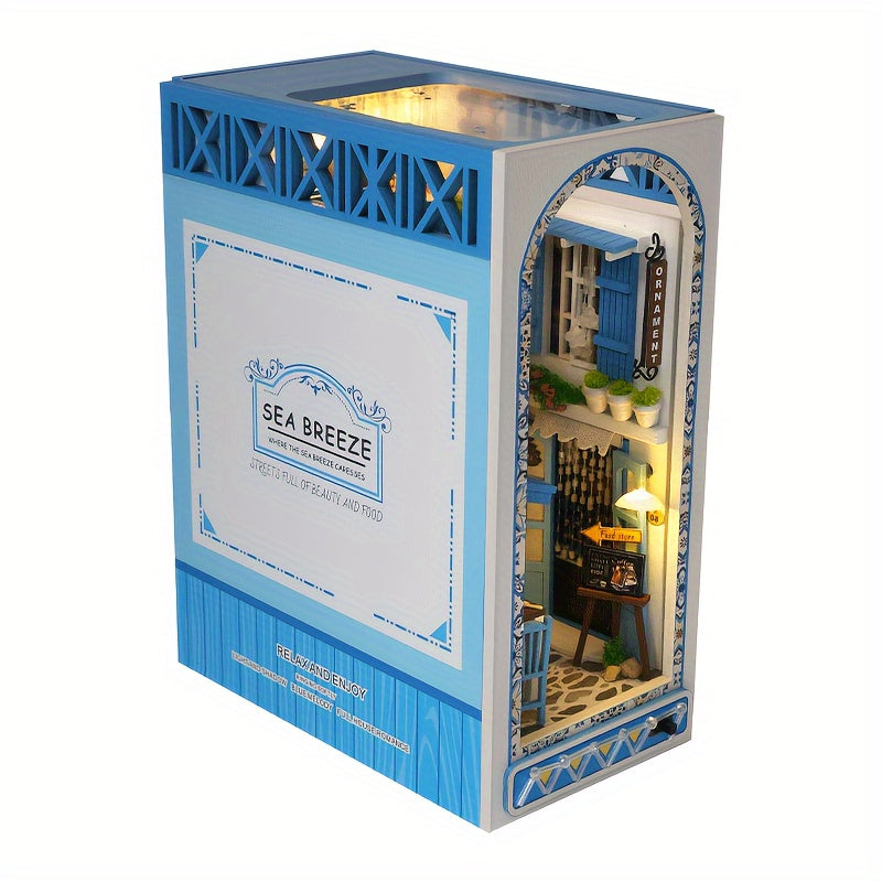 Handmade 3D Wooden Puzzle – Sea Inspired Miniature House