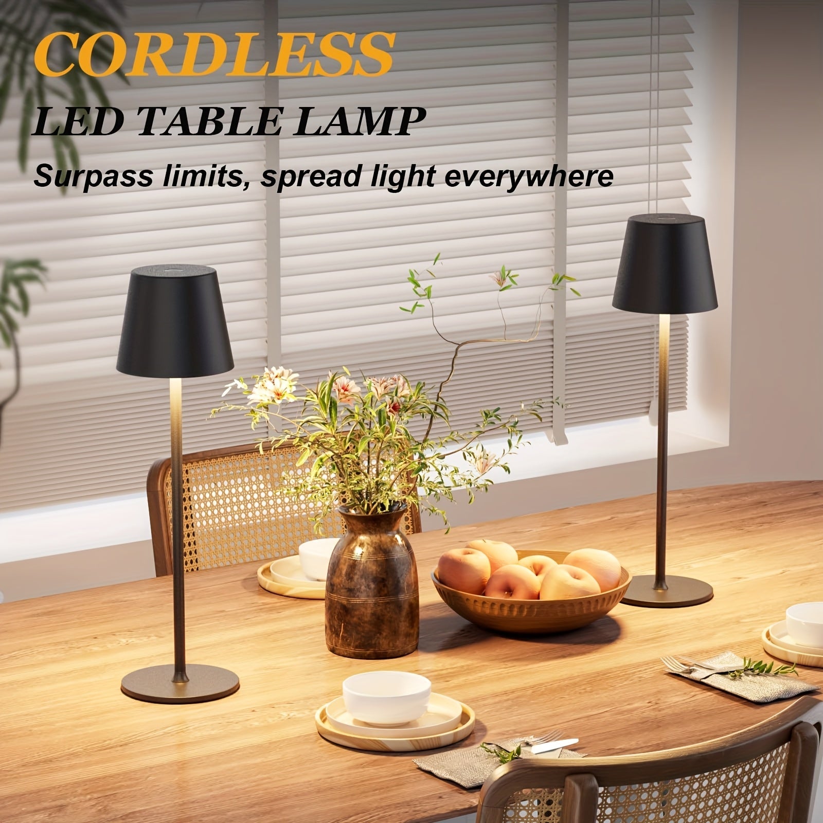 Stylish Wireless Table Lamp – Modern and Practical