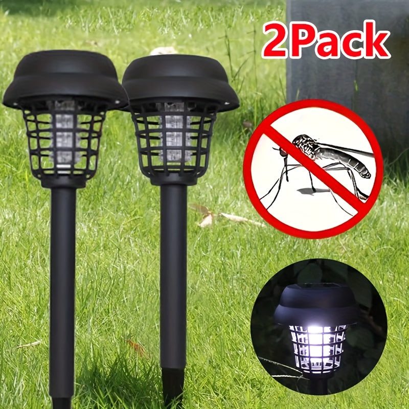 Solar-Powered Outdoor Insect Killer Lamp – Mosquito & Fly Catch Duo