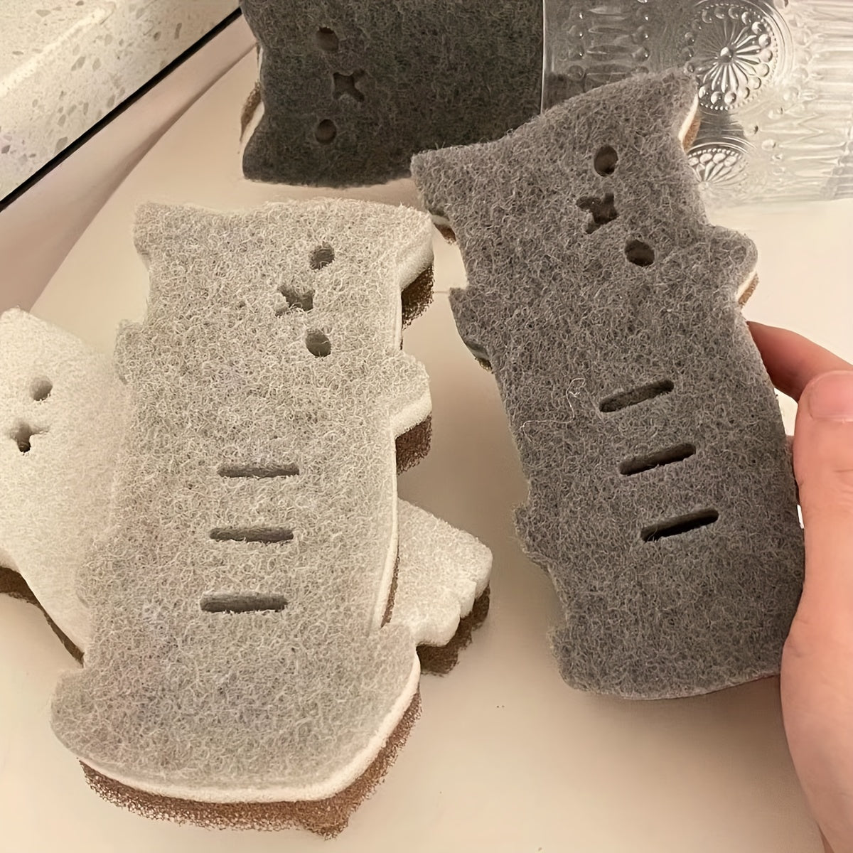 Purrfect Clean Cat Sponge Set – Durable, Cute and Super Functional