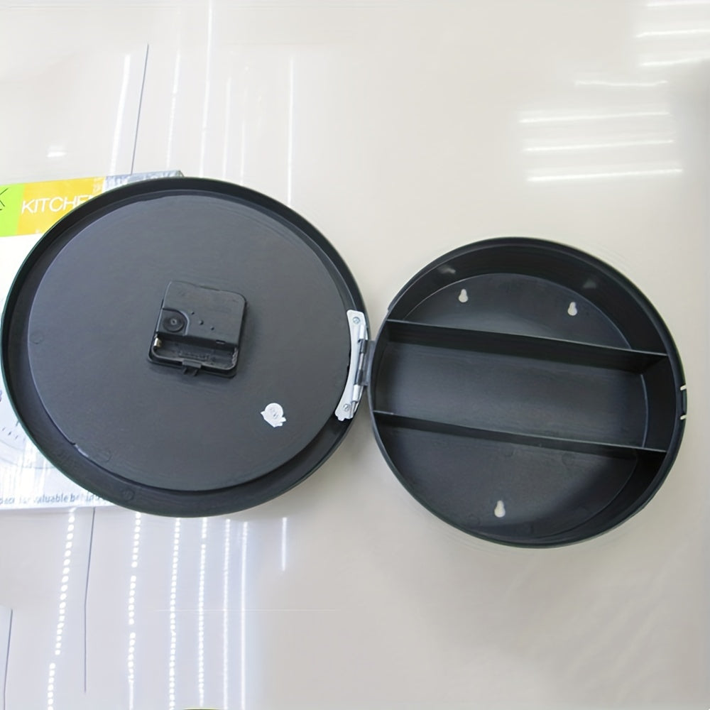 Wall Clock with Hidden Storage Compartment – Practical and Discreet