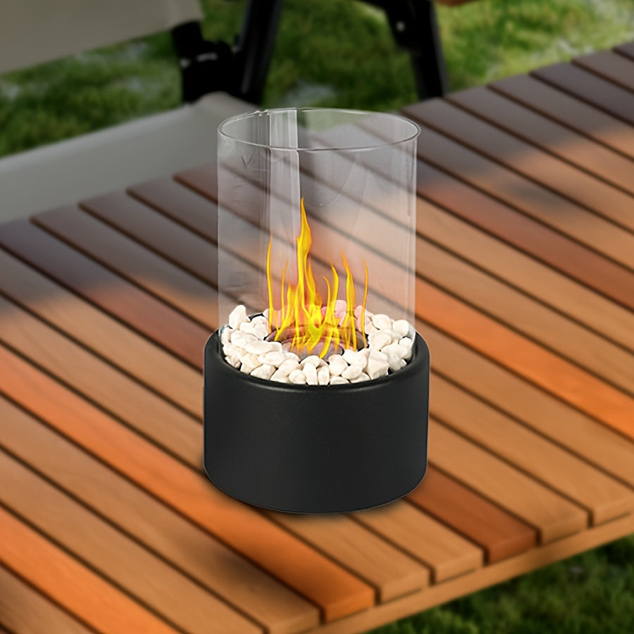 Rustic Table Fire – Portable Alcohol Heating Stove for Indoor and Outdoor Use
