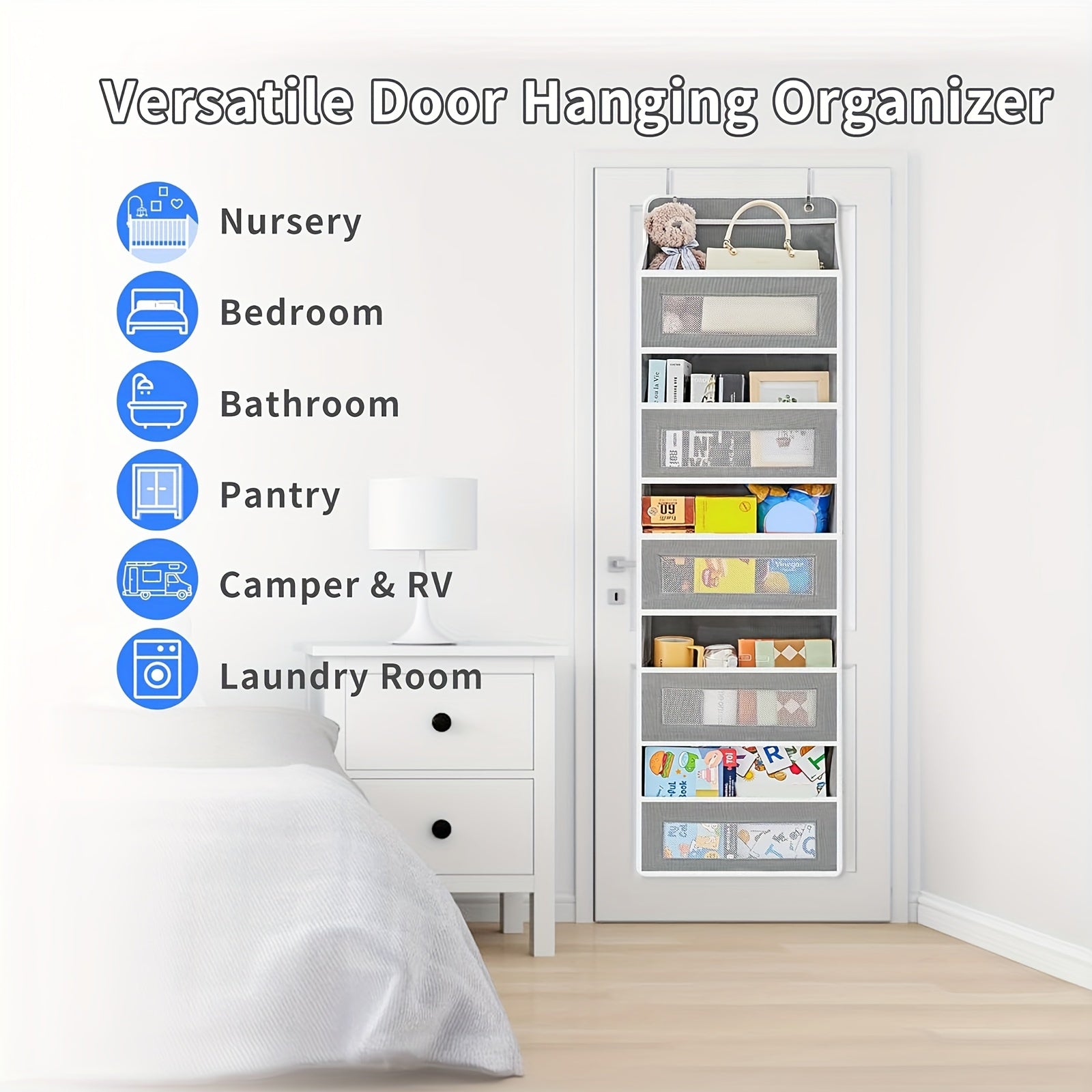 Hanging Storage Organiser with 3 Levels – Practical and Spacious for Any Room