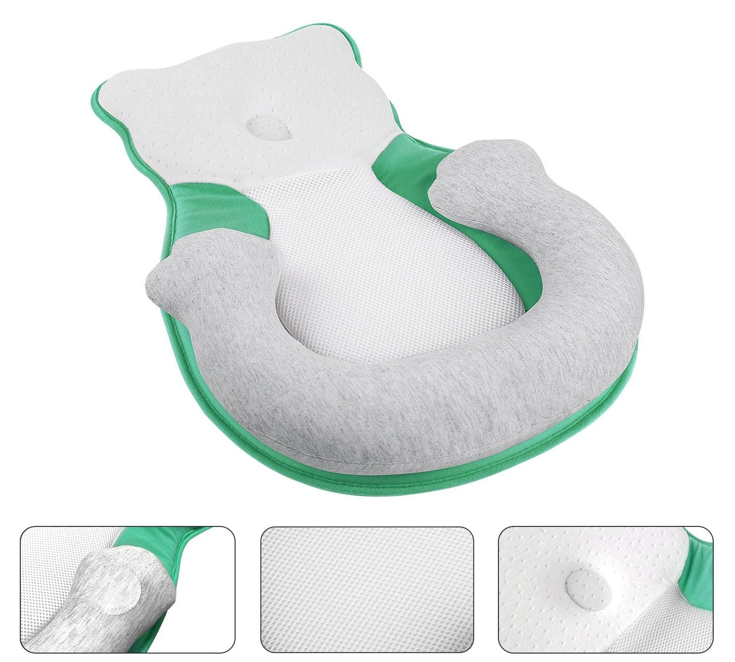 Soft Newborn Positioning Pillow with Leg Support – CuddleNest