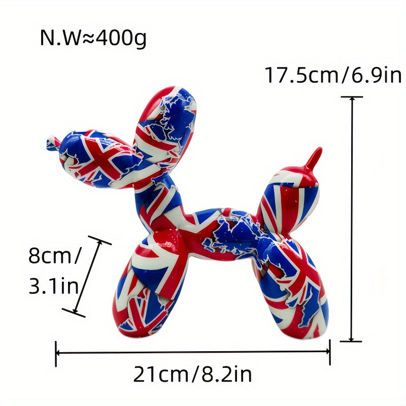 Joyful British Balloon Dog - For a Creative and Playful Atmosphere