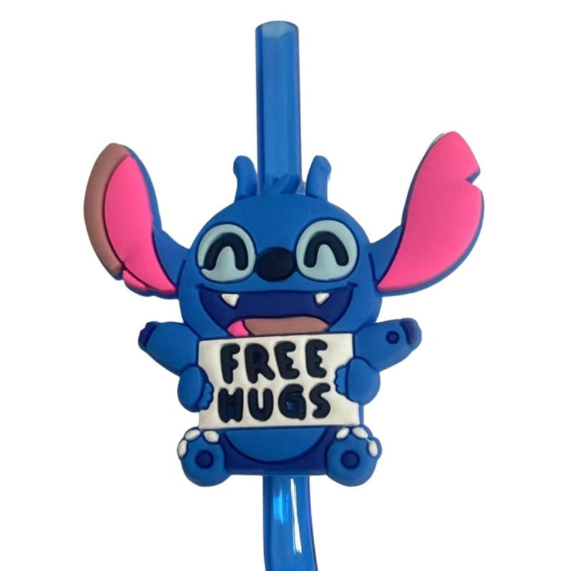 Stitch Reusable Straw Set – 16 Colourful Straws for Parties and Birthdays